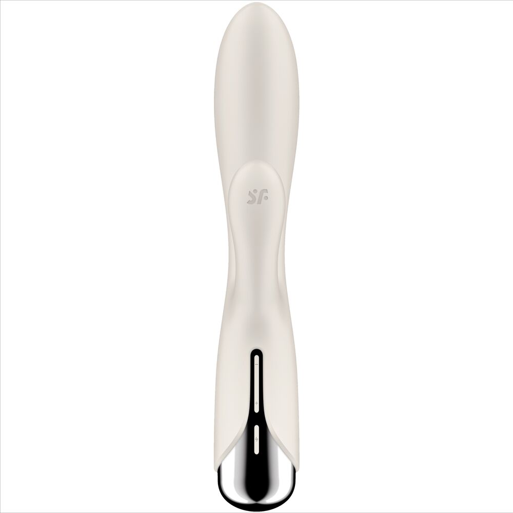 SATISFYER - ROTARY RABBIT 1 CLITORIS AND G-SPOT STIMULATION RED
