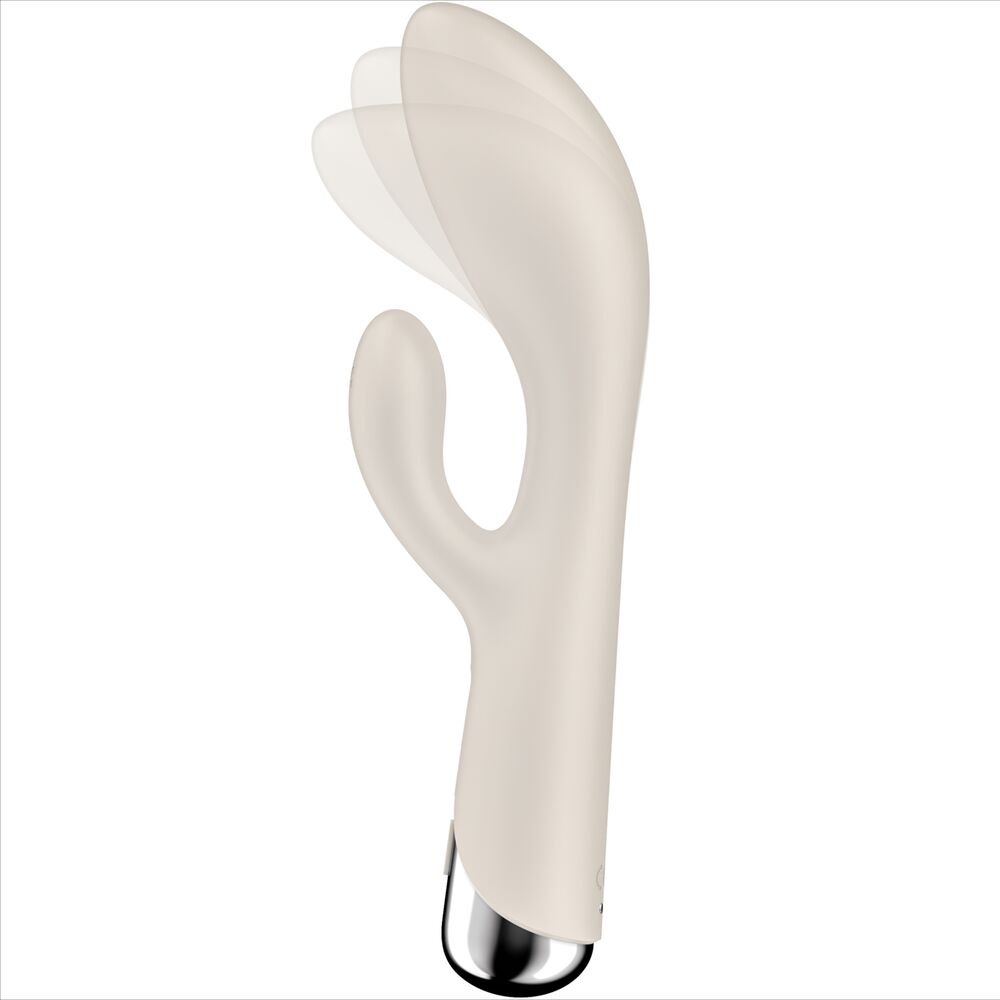 SATISFYER - ROTARY RABBIT 1 CLITORIS AND G-SPOT STIMULATION RED