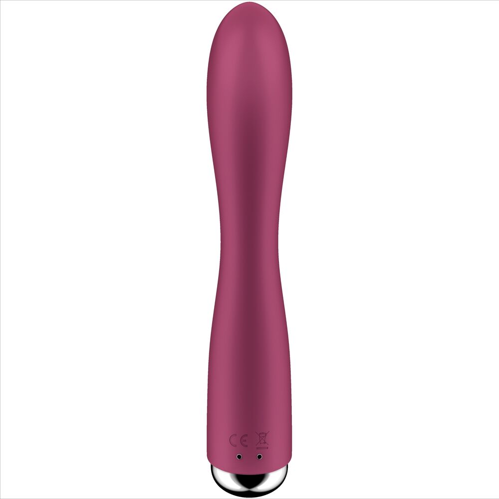 SATISFYER - ROTARY RABBIT 1 CLITORIS AND G-SPOT STIMULATION RED