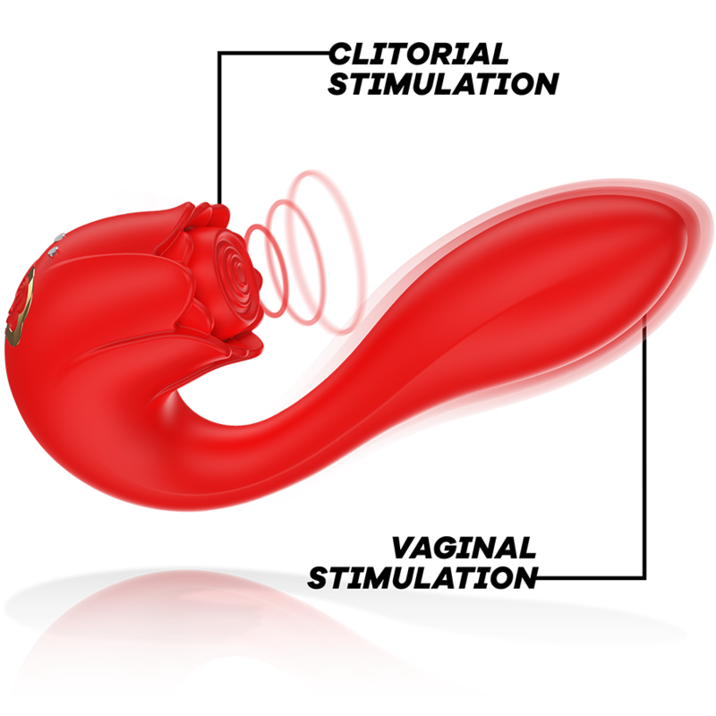 MIA - ESTIMULADOR VIBRADOR SELENA + TOQUE ROJO