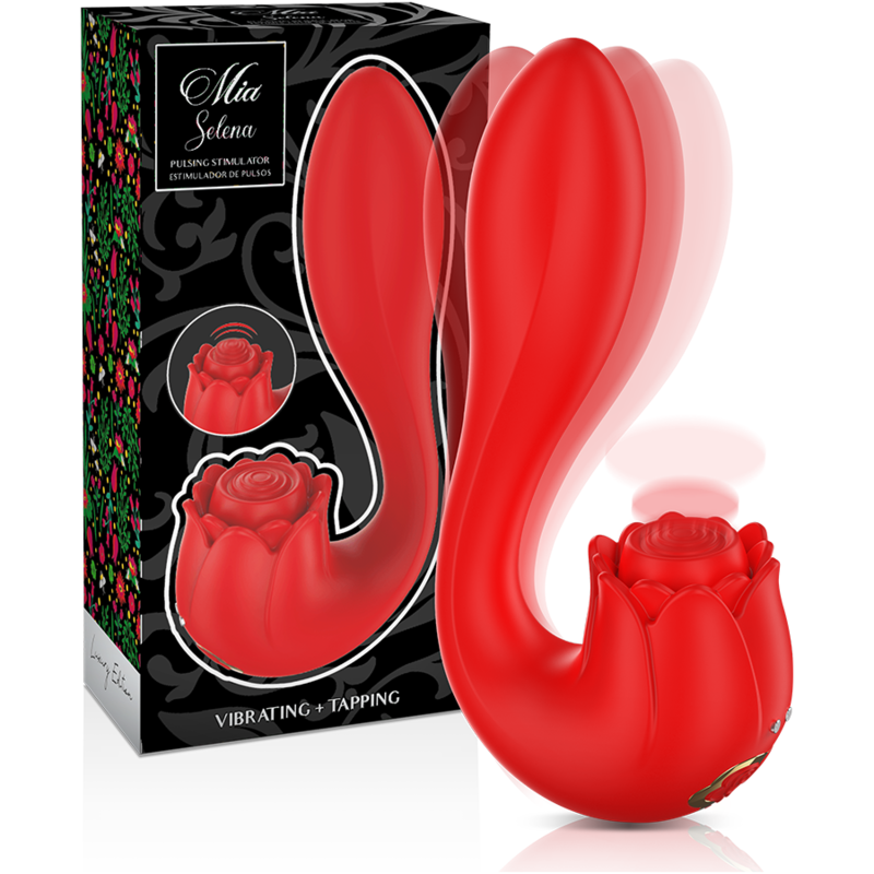 MIA - ESTIMULADOR VIBRADOR SELENA + TOQUE ROJO