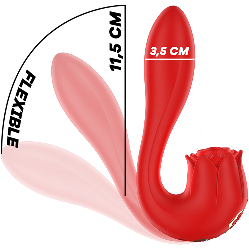 MIA - ESTIMULADOR VIBRADOR SELENA + TOQUE ROJO