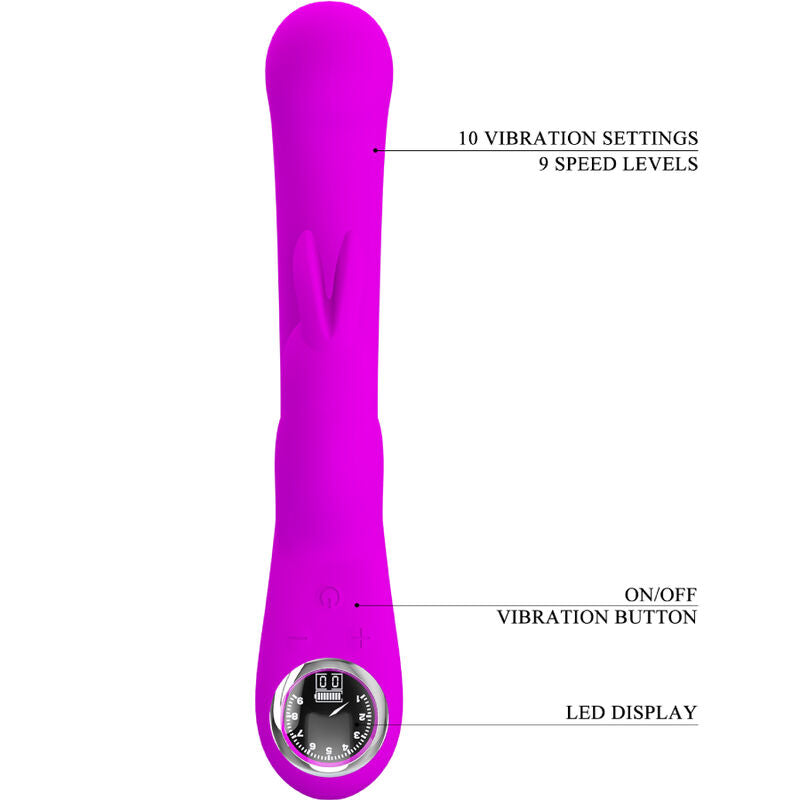 PRETTY LOVE - LAMAR RABBIT AND VIOLET G-SPOT VIBRATOR