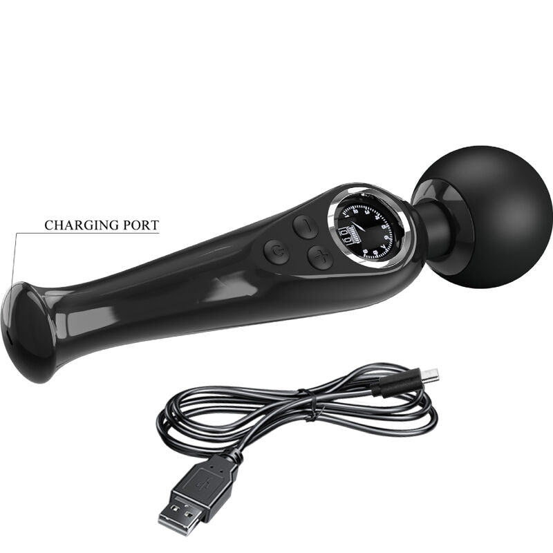 PRETTY LOVE - SKYLER VIBRATING WAND BLACK