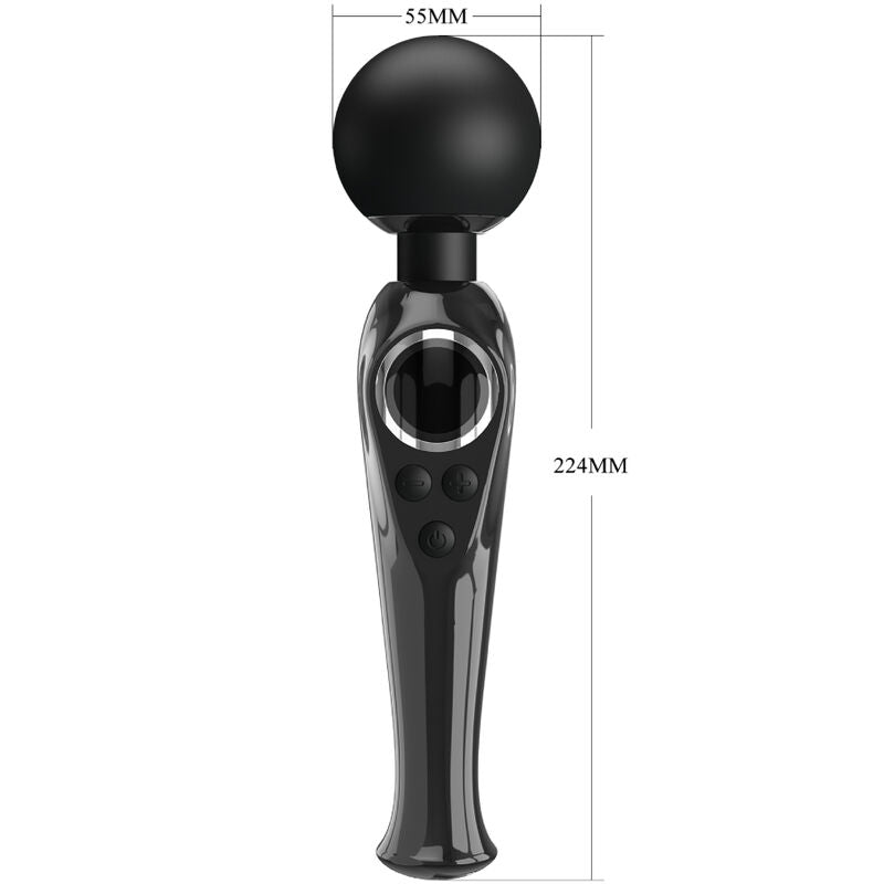 PRETTY LOVE - SKYLER VIBRATING WAND BLACK