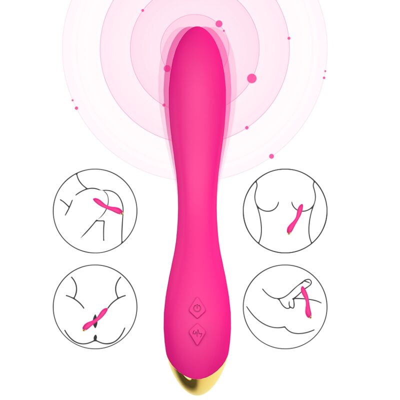 ARMONY - VIBRADOR MULTIPOSICIÓN FLAMINGO FUCSIA