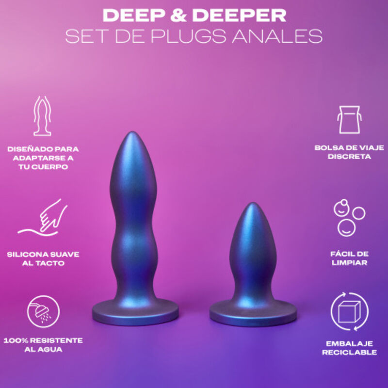 DUREX - TOY DEEP &amp; DEEPER ANAL PLUG SET