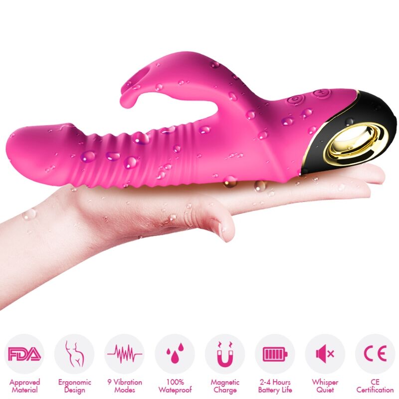 ARMONY - ZING DILDO VIBRATING RABBIT FUCHSIA