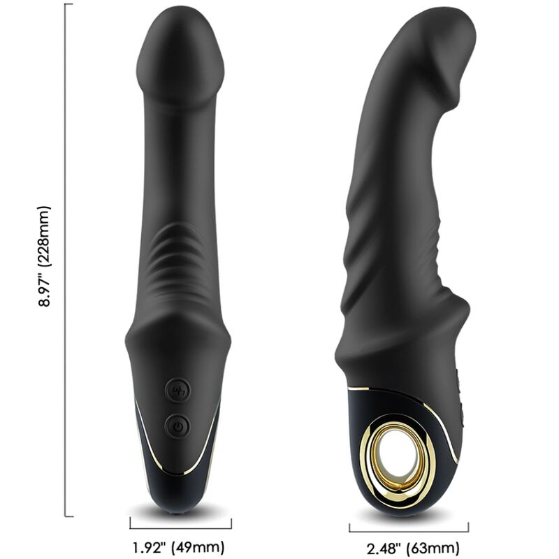 ARMONY - JOYBLADE BLACK VIBRATING DILDO ROTATOR
