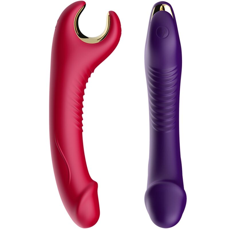 ARMONY - PRINCE DILDO VIBRATOR AND ROTATOR RED