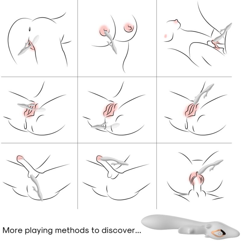ARMONY - ELK RED CURVED RABBIT VIBRATOR