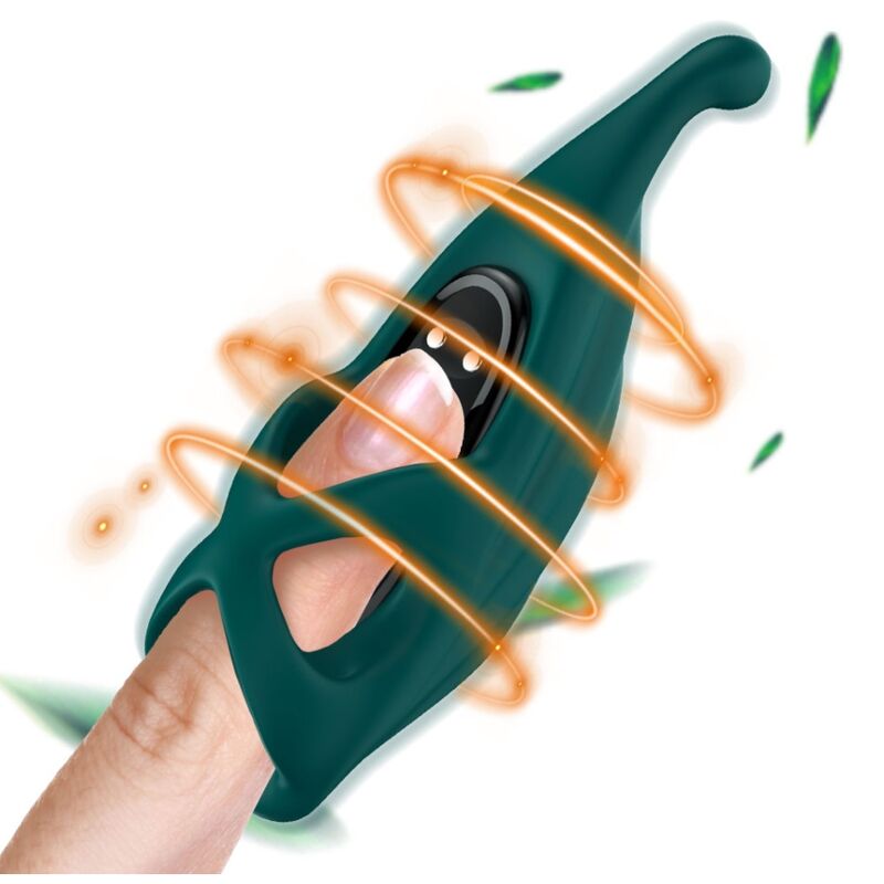 ARMONY - ESTIMULADOR Y VIBRADOR DE DEDOS VERDES