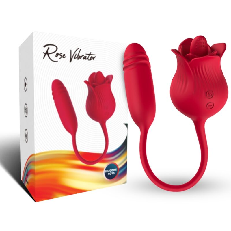 ARMONY - ROSELIP LICKING VIBRATING CLITORY AND RED VIBRATOR