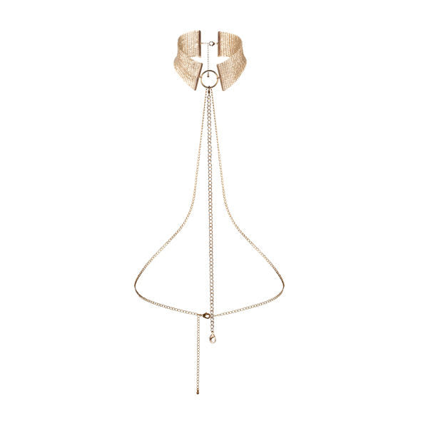 JEWELLERY - METALLIC DESIGN GOLD METAL NECKLACE