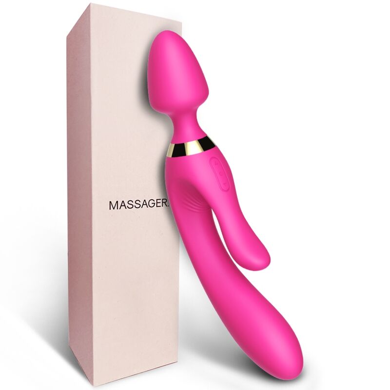 ARMONY - MASAJEADOR Y VIBRADOR CONEJO FUCSIA