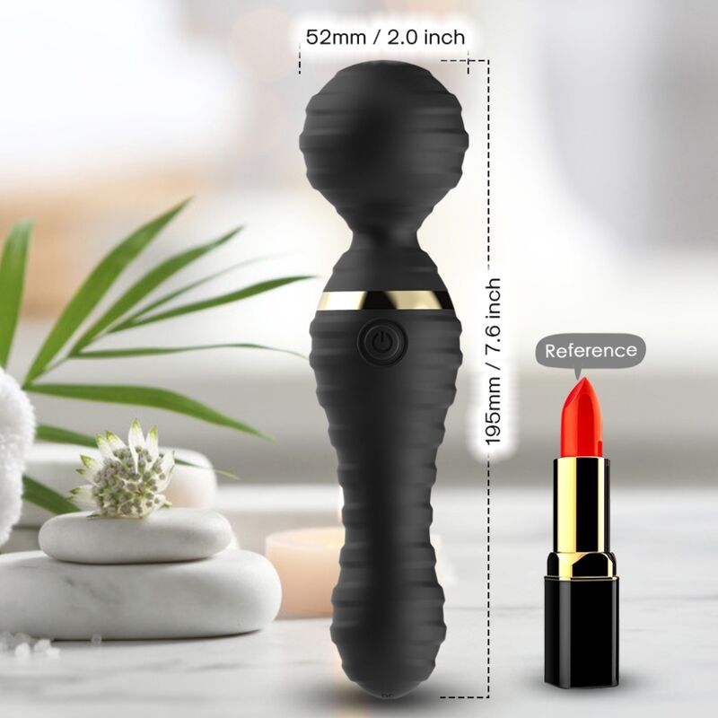 ARMONY - FREEDO PEQUEÑO MASAJEADOR Y VIBRADOR NEGRO