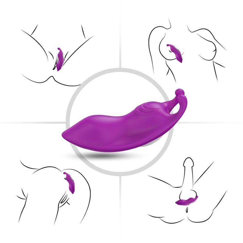 ARMONY - HONEYBEE WEARABLE PANTS VIBRATOR G-SPOT REMOTE CONTROL PURPLE
