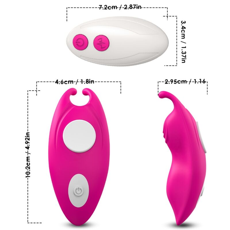 ARMONY - HONEY BEE WEARABLE PANTS VIBRATOR G-SPOT REMOTE CONTROL FUCHSIA