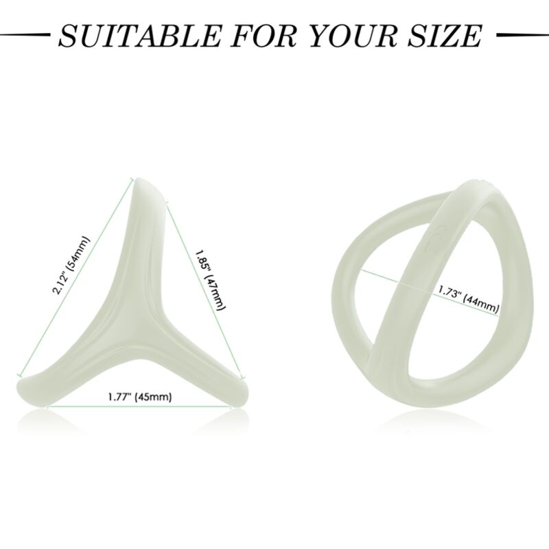 ARMONY - TRESOR DOUBLE LUMINOUS SILICONE RING