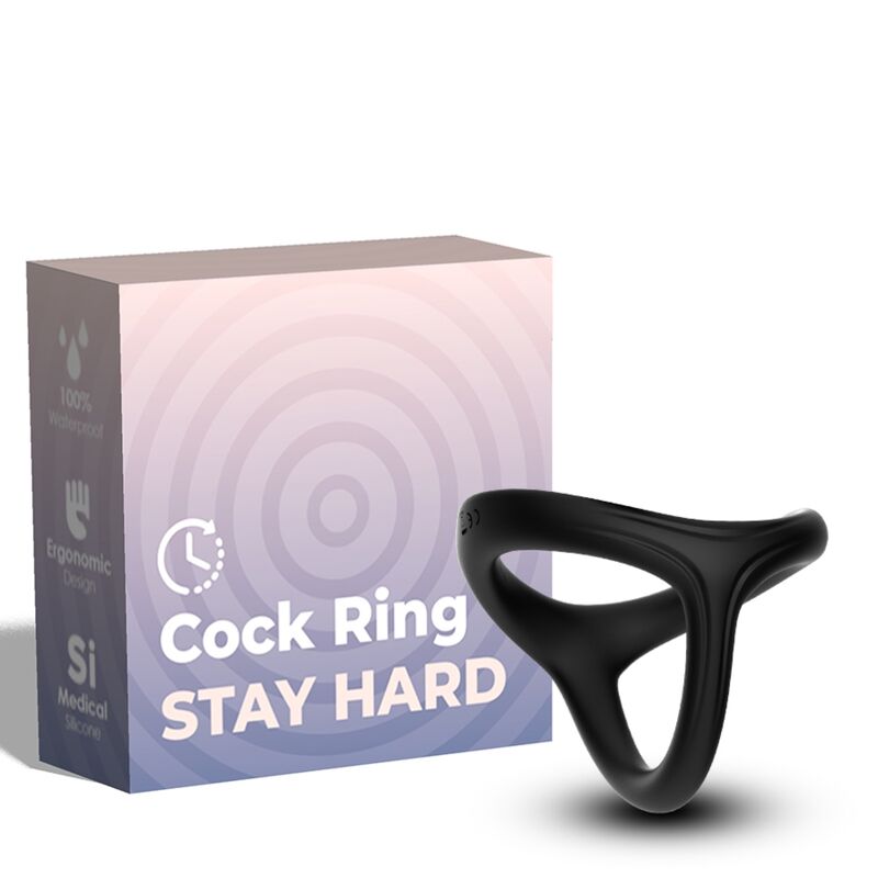 ARMONY - BLACK DOUBLE TRESOR SILICONE RING