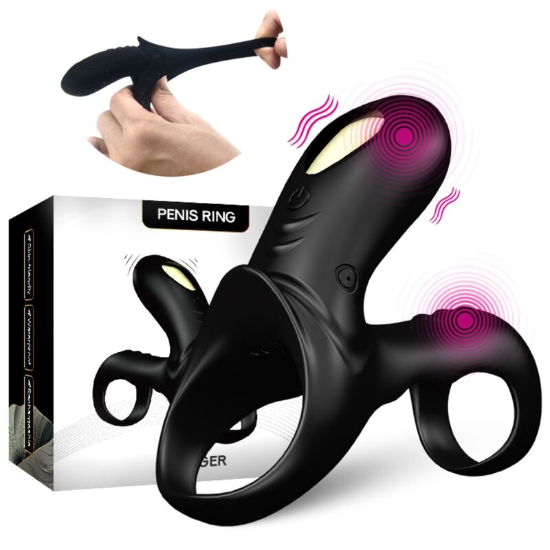 ARMONY - RANGER DOUBLE VIBRATING RING FOR COUPLES BLACK