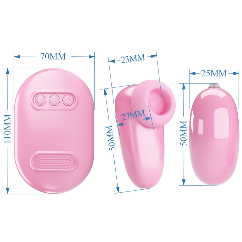PRETTY LOVE - VIBRATING BULLET MAGIC BOX AND PINK STIMULATOR