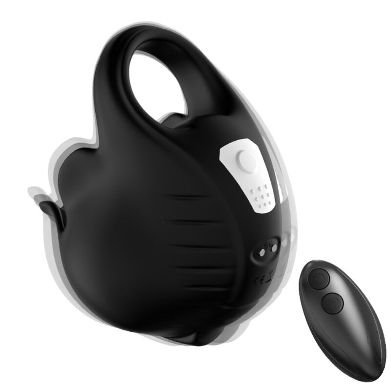 ARMONY - BLACK REMOTE CONTROL COPING VIBRATING RING