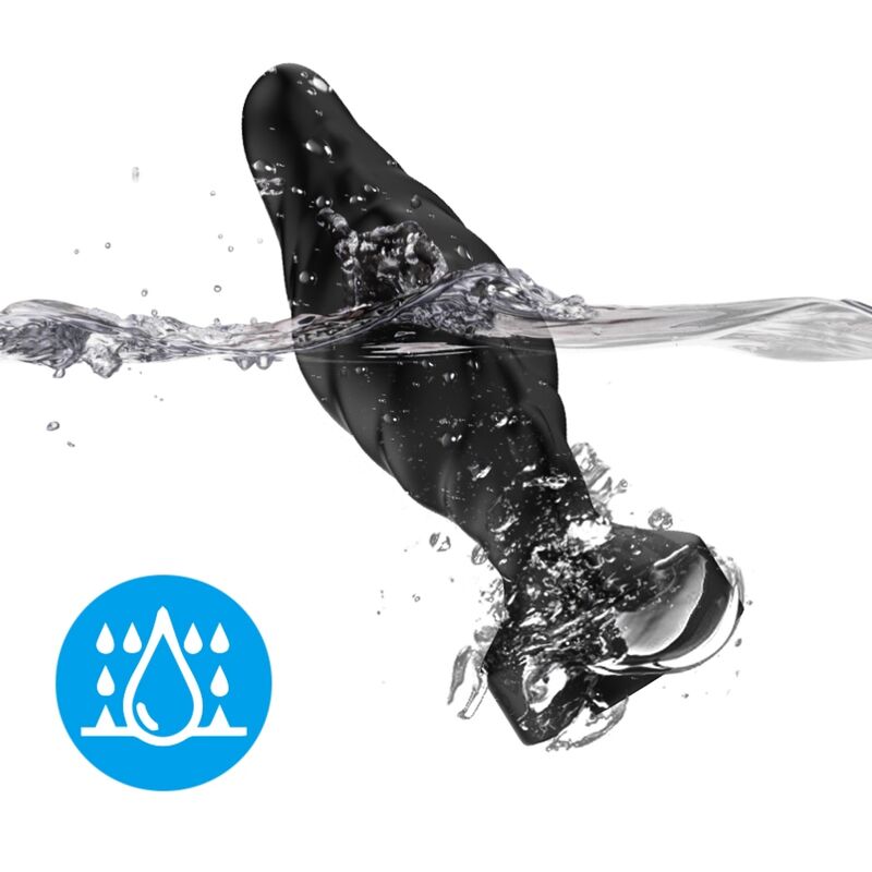ARMONY - BLACK REMOTE CONTROL VIBRATOR AND ANAL PLUG