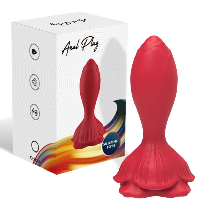 ARMONY - PINK VIBRATOR AND SMALL RED REMOTE CONTROL ANAL PLUG