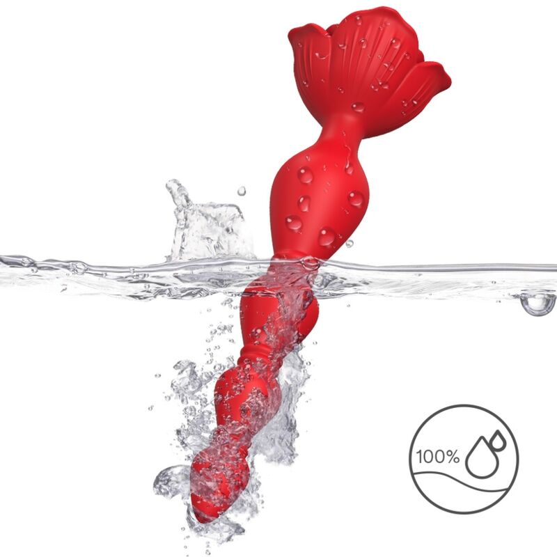 ARMONY - PINK VIBRATOR PAGODE AND RED ANAL PLUG