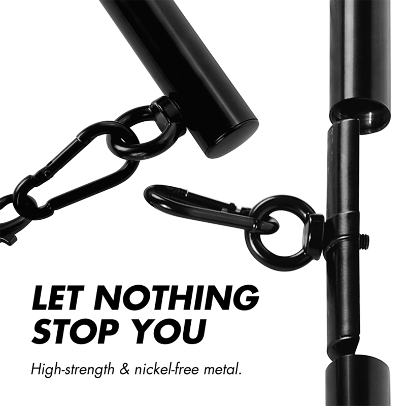 FETISH SUBMISSIVE BONDAGE - ADJUSTABLE SPREADING BAR 4 PIECES