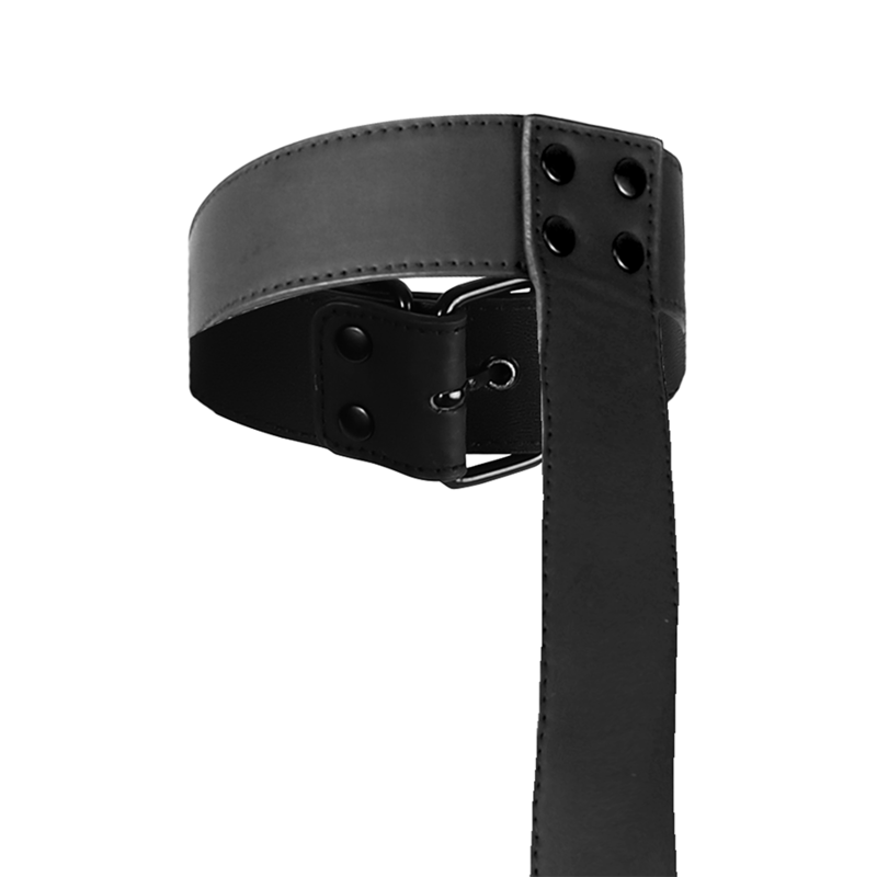 FETISH SUBMISSIVE BONDAGE - COLLAR AND WRIST BODY RESTRAINT SET