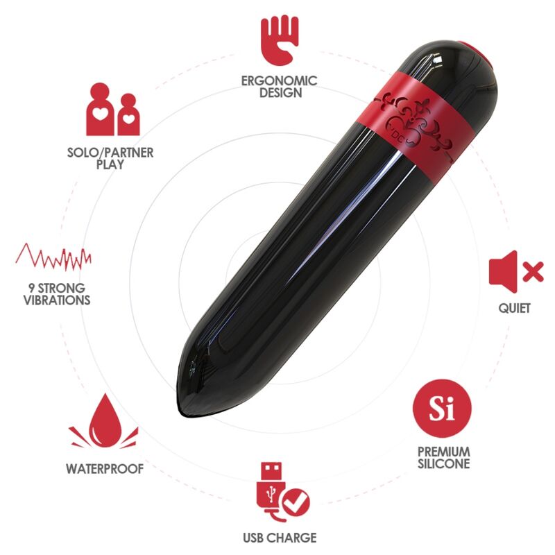 BLACK ROCKET VIBRATOR BULLET