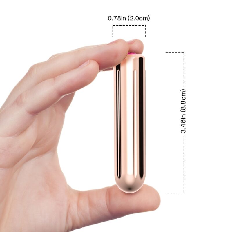 GOLD WARHEAD BULLET VIBRATOR 2 CM x 8.8 CM