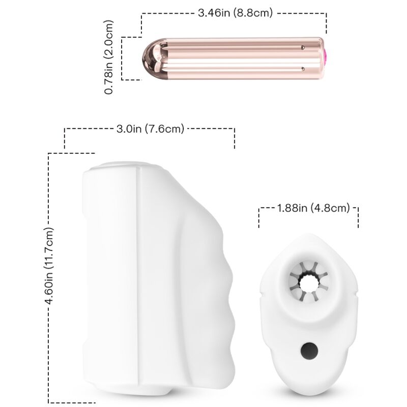 ARMONY - MASTER MASTURBATOR AND WHITE VIBRATOR