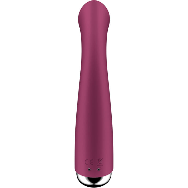 SATISFYER - VIBRADOR ROTATOR GIRATORIO G-SPORT 1 ROJO