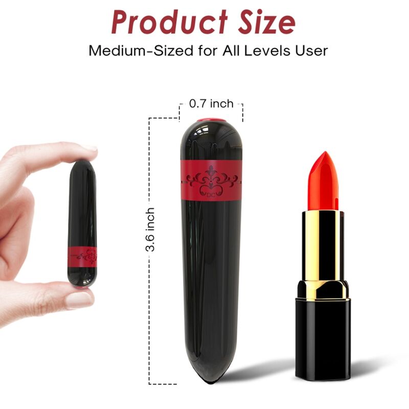 ROCKET BULLET VIBRATOR REMOTE CONTROL BLACK