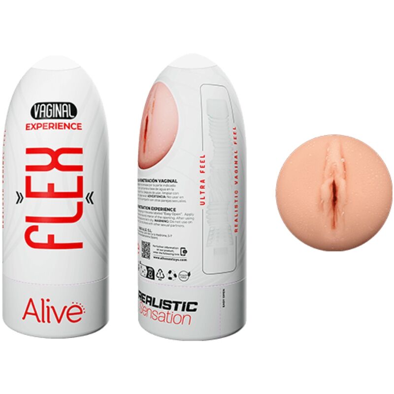 ALIVE - FLEX MALE VAGINAL MASTURBATOR SIZE M