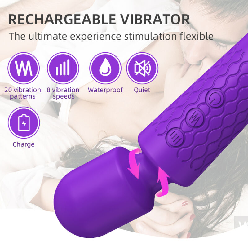ARMONY - MASAJEADOR Y VIBRADOR VIOLETA