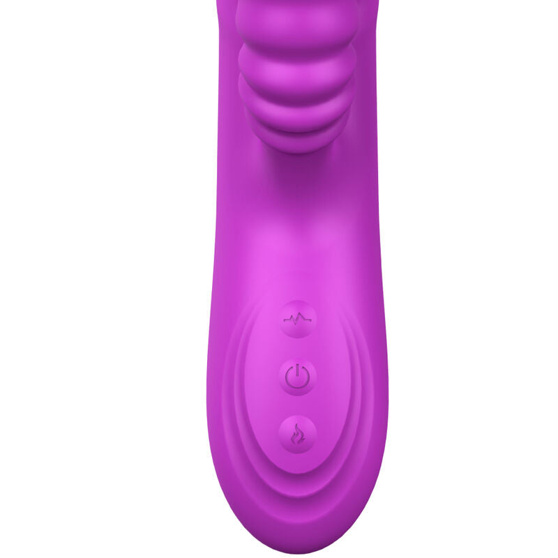 ARMONY - ANGELIA MULTIFUNCTION VIBRATOR WITH STIMULATING TONGUE, VIOLET HEAT EFFECT