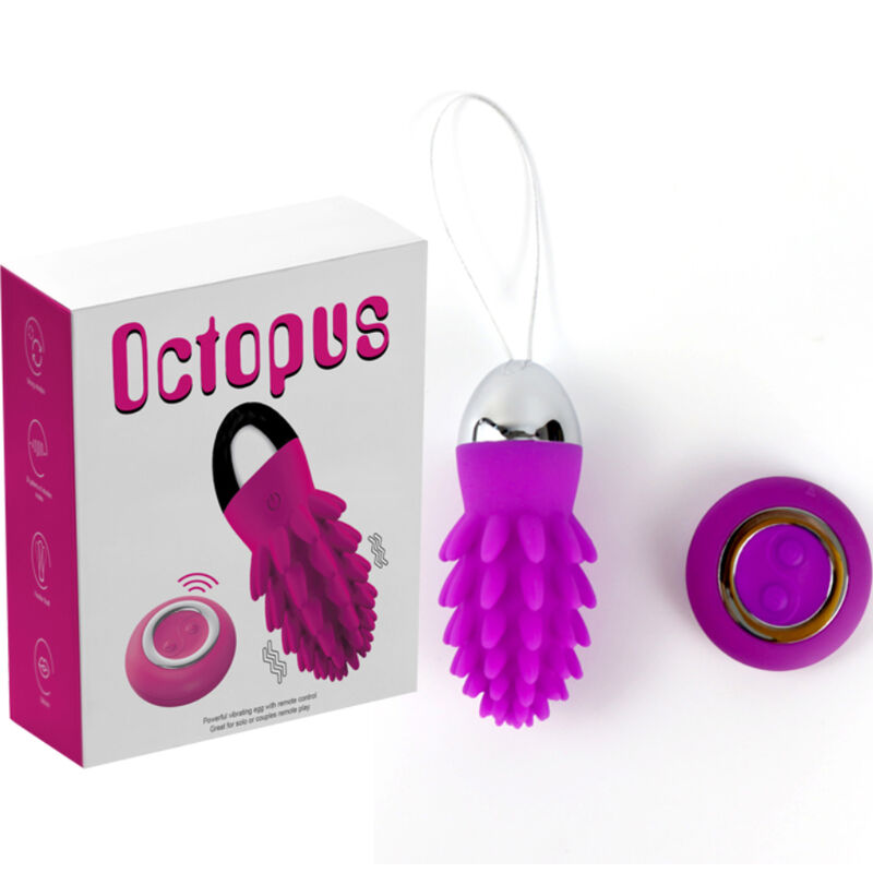 ARMONY - VIOLET OCTOPUS CACTUS VIBRATING EGG REMOTE CONTROL