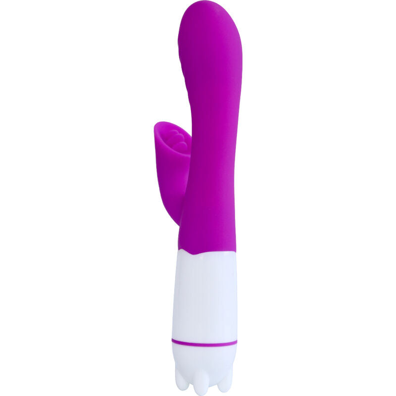 ARMONY - HAPPY VIBRATOR AND STIMULATOR WITH RECHARGEABLE TONGUE VIOLET