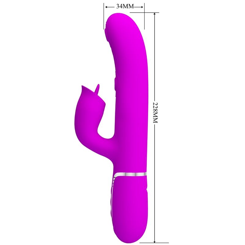 PRETTY LOVE - FUCHSIA LICKING RABBIT VIBRATOR