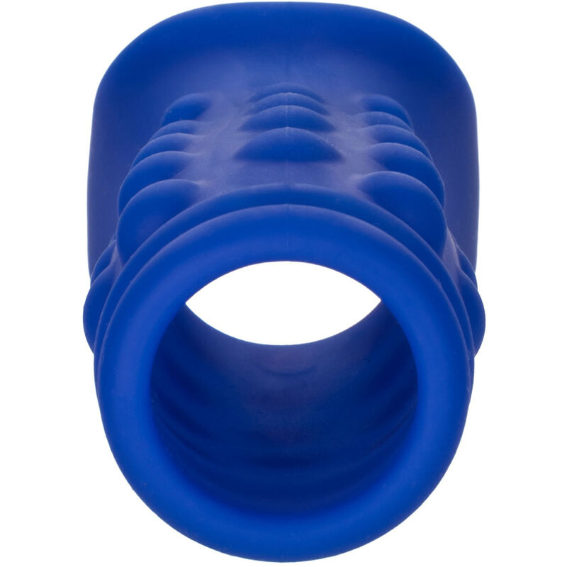 CALEXOTICS - ADMIRAL PENIS COVER WITH BLUE LIQUID SILICONE RIMS