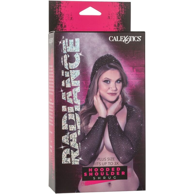 CALEXOTICS - RADIANCE HOODED SHOULDER RHINE PLUS SIZE