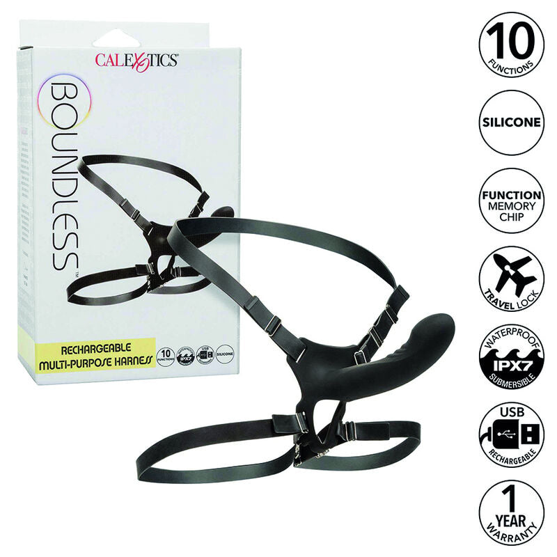 CALEXOTICS - ARNÉS BOUNDLESS MULTIUSOS RECARGABLE