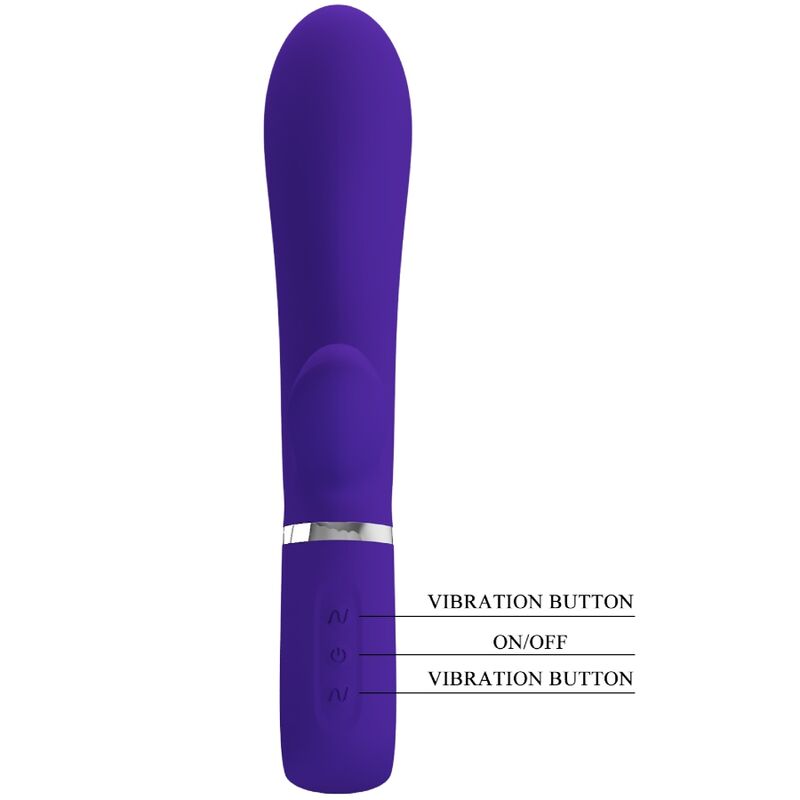 PRETTY LOVE - VIBRADOR MULTIFUNCIÓN PUNTO G THOMAS PURPLE