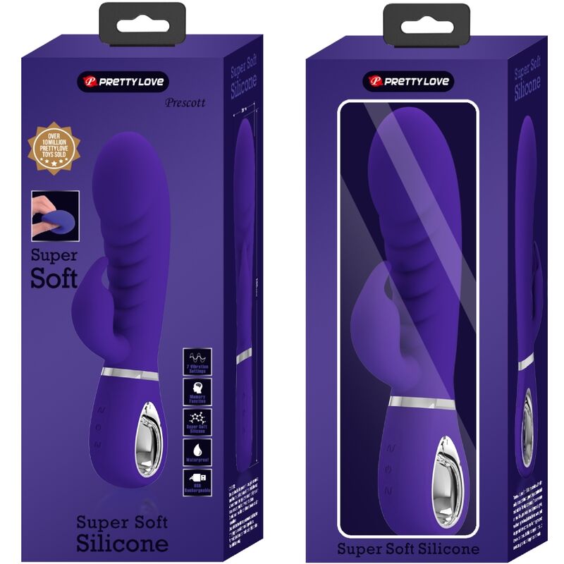 PRETTY LOVE - PRESCOTT MULTIFUNCTION G-SPOT PURPLE VIBRATOR
