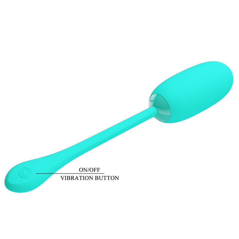 PRETTY LOVE - WATERPROOF-RECHARGEABLE VIBRATING EGG JULIUS AQUA GREEN