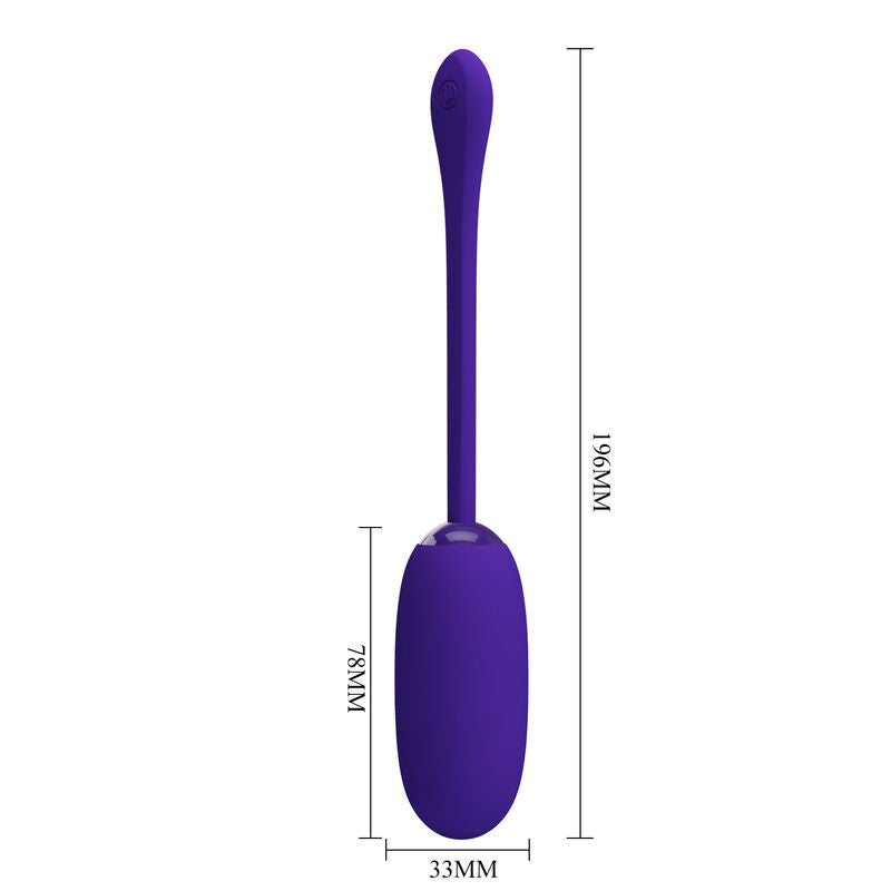 PRETTY LOVE - WATERPROOF RECHARGEABLE VIBRATING EGG JULIUS PURPLE
